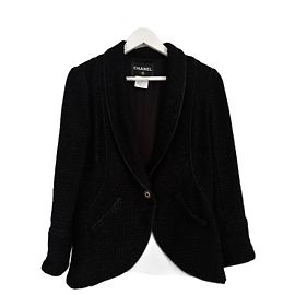 Blazer noir Chanel 38 Noir