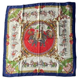 Bufanda Hermès – Caparazón de Francia e India Multicolor