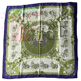 Hermès-Hermès Scarf – Caparison from France and India-Multiple colors