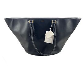 Max Mara Vasel Black Leather Handbag Black