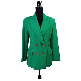 Moschino Cheap And Chic Moschino anni '90 giacca verde in lana Verde