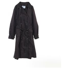 Prada RE-NYLON trench coat outerwear Black