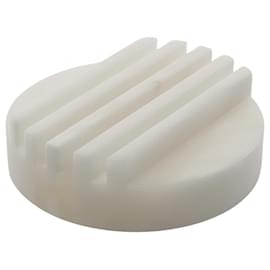 Hermès-Hermes Alabaster Ariane Soap Tray Accessory-White
