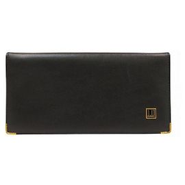 Alfred Dunhill Dunhill Oxford Calf Leather Long Wallet Black