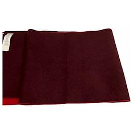 Coach-Coach F56209 Wool Cashmere Scarf-Red