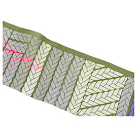 Hermès-Hermes Tresses H Silk Scarf-Multiple colors,Orange