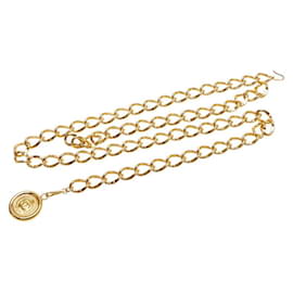 Chanel-Chanel Coco Mark 31 RUE CAMBON Medal Chain Belt-Golden
