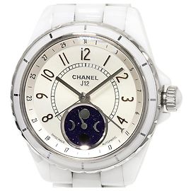 Chanel Silver Dial J12 Watch H3404 White