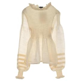 Chanel-Chanel P54798K07148 Wool Nylon Knitwear-Beige