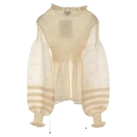 Chanel-Chanel P54798K07148 Wool Nylon Knitwear-Beige