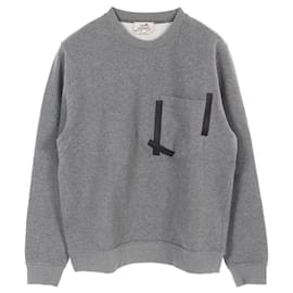 Hermès-Hermes Sweatshirt Cotton Top-Grey