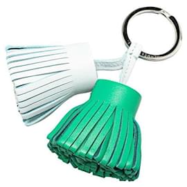 Hermès-Hermes Carmen Uno Dos Agneau Milo Charm-Green