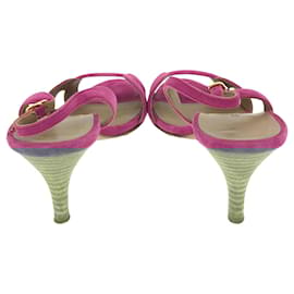 Hermès-Hermes Mule Suede Mule-Pink