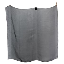 Fendi-Fendi Silk Zucca Large Scarf-Grey