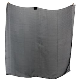 Fendi-Fendi Silk Zucca Large Scarf-Grey
