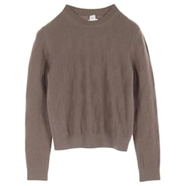 Hermès-Hermes H Motif Wool Knitwear-Brown