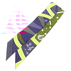 Hermès-Hermes JEU DE SOIE UNIFORME Silk Scarf-Multiple colors