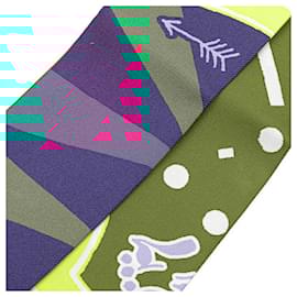 Hermès-Hermes JEU DE SOIE UNIFORME Silk Scarf-Multiple colors