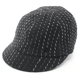 Chanel-Chanel Cap Cotton Cap-Black