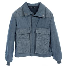 Louis Vuitton-Louis Vuitton Monogram Cotton Jacket-Blue