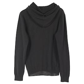 Hermès-Hermes Chess and Shadow Cashmere Hoodie-Green