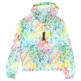 Louis Vuitton-Louis Vuitton Pastel Monogram Nylon Jacket-White,Multiple colors