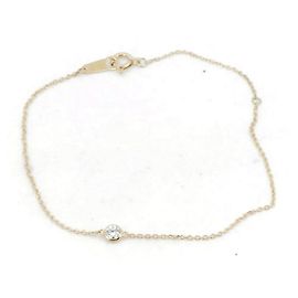 Autre Marque Pulseira de diamante Au750 Orefice Dourado