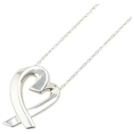 Tiffany & Co-Tiffany Loving Heart SV925 Necklace-Silvery