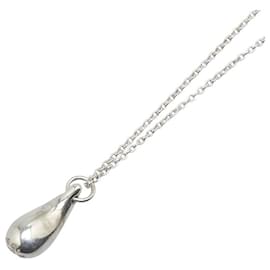Tiffany & Co-Tiffany & Co. Teardrop SV925 Necklace-Silvery