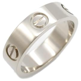 Cartier-Cartier Love Au750 White Gold Ring Size 12-Silvery