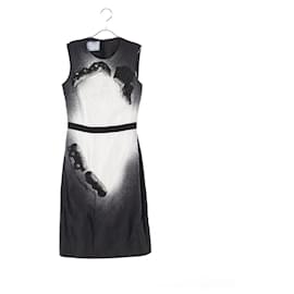 Prada-Prada Dress Wool Silk Dress-Black,White