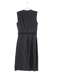 Prada-Prada Dress Wool Silk Dress-Black,White