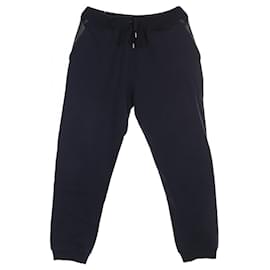 Hermès-Hermes Pants Cotton Cashmere Pants-Blue,Navy blue