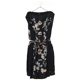 Hermès-Hermes Twillene Silk Wool Dress-Black,Multiple colors