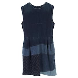 Louis Vuitton-Louis Vuitton Monogram Denim Dress-Blue,Navy blue