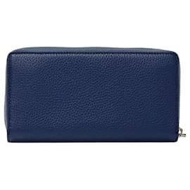 Gucci-Gucci Men's Long Leather Wallet-Blue