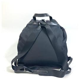 Prada-Prada 1BZ811 Logo Studs Backpack-Black