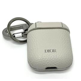 Christian Dior-Christian Dior Logo Earphone Case-Eggshell
