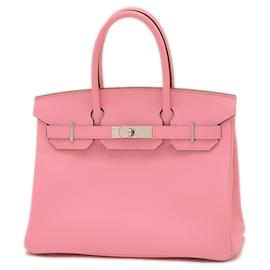 Hermès-Hermes Birkin 30 Handbag in Rose Confetti-Pink