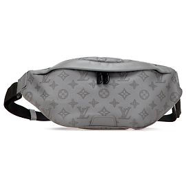 Louis Vuitton Gray Monogram Shadow Discovery Bumbag Brown