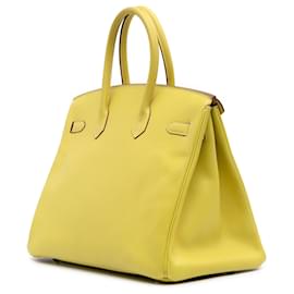 Hermès-Hermès Yellow Epsom Birkin Retourne 35-Yellow