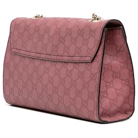 Gucci-Gucci Pink Medium Guccissima Emily Shoulder Bag-Pink