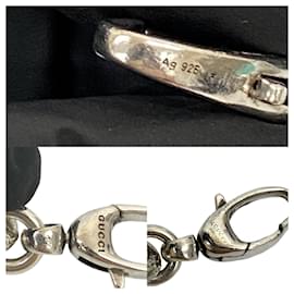 Gucci-GUCCI Interlocking G Motif Chain Bracelet-Silvery
