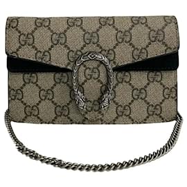 Gucci-Gucci Dionysus Super Mini Bag-Brown,Black