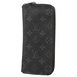 Louis Vuitton-Louis Vuitton Monogram Eclipse Zippy Wallet-Black