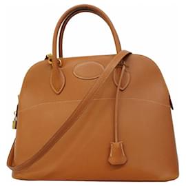 Hermès-Hermes Bolide 35 Courchevel Gold Handbag-Other