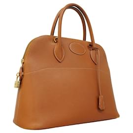 Hermès-Hermes Bolide 35 Courchevel Gold Handbag-Other