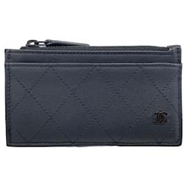 Chanel-Chanel Black Lambskin Coin Purse-Black