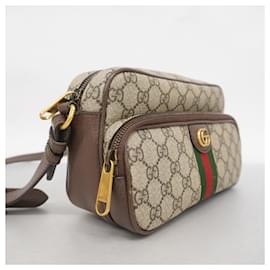 Gucci-Gucci Ophidia Shoulder Bag-Brown
