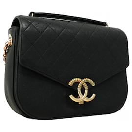 Chanel-Chanel Matelasse Shoulder Bag-Black